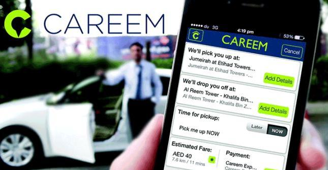 Mobil Girişim Araç Çağırma Uygulaması Careem